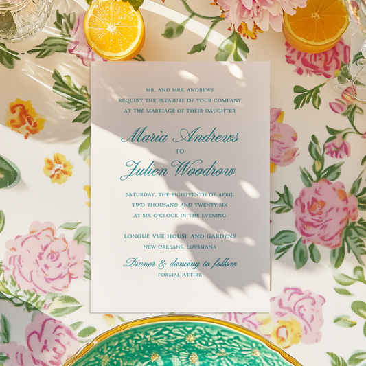 Maria Wedding Invitation Suite