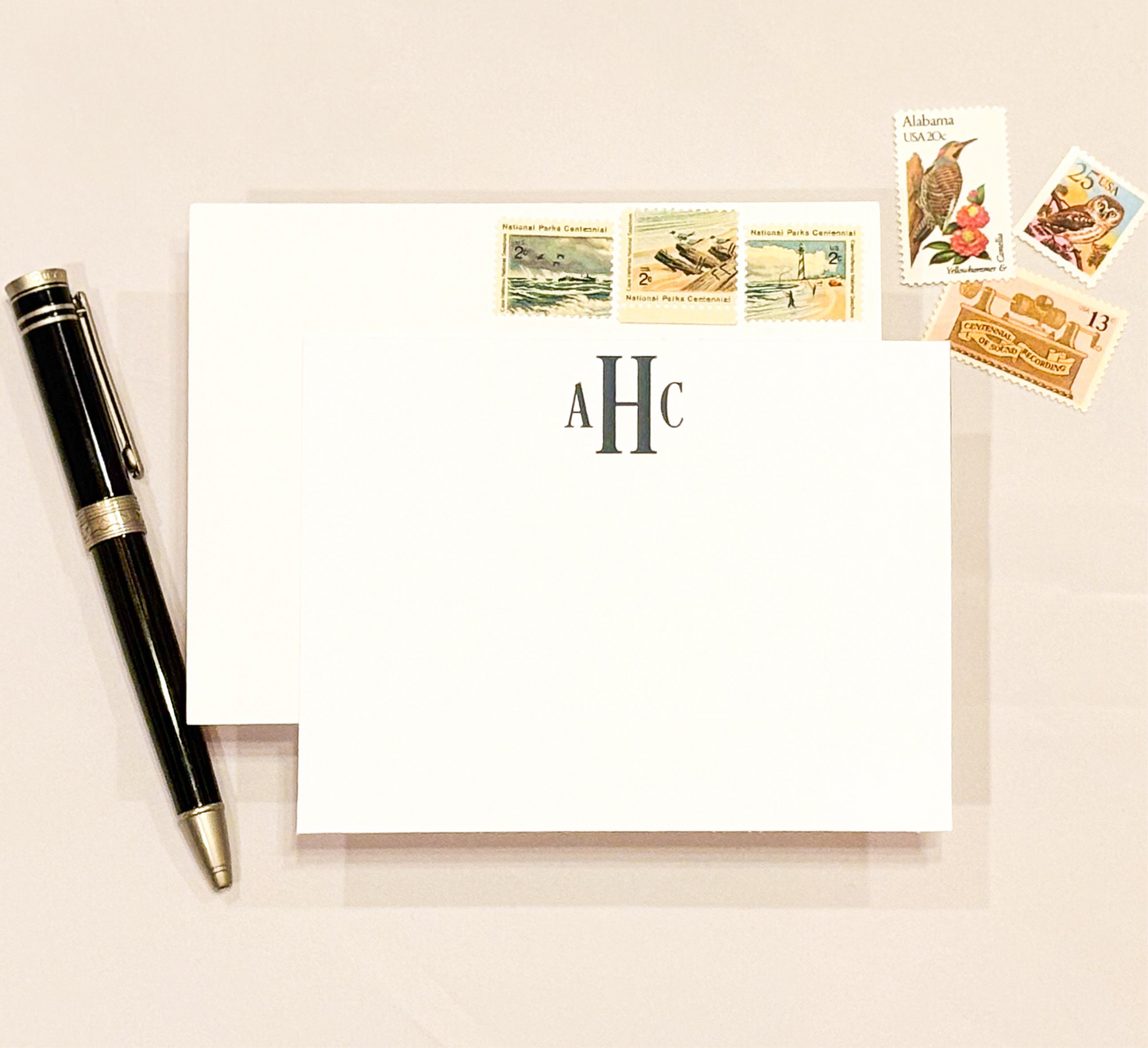 Classic Monogram - Personalized Stationery
